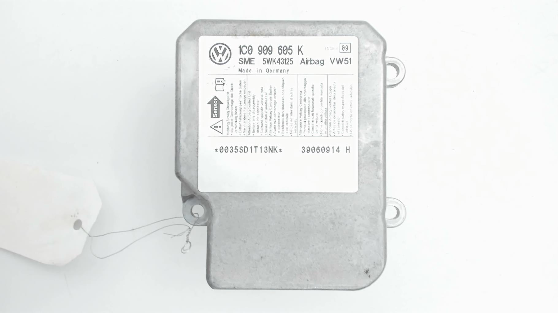 Boitier airbag Volkswagen POLO 4 PHASE 2 (2006) super soldes en ligne