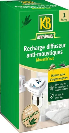 Recharge pour diffuseur anti-moustiques sans insecticide pas cher