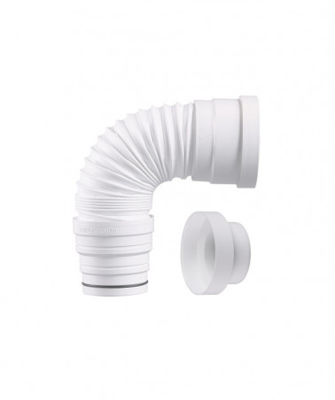 Tubo flessibile allungabile per WC, da 30 a 65 cm, multidiametro. déstockage